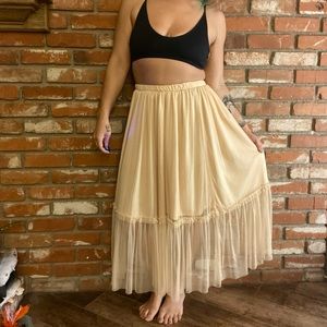 Zara Tulle Maxi Skirt